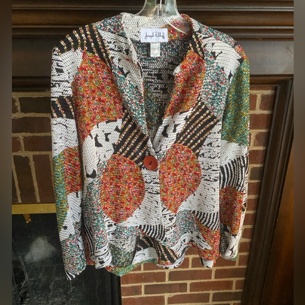 Joseph Robkoff asymmetric cardigan size 10